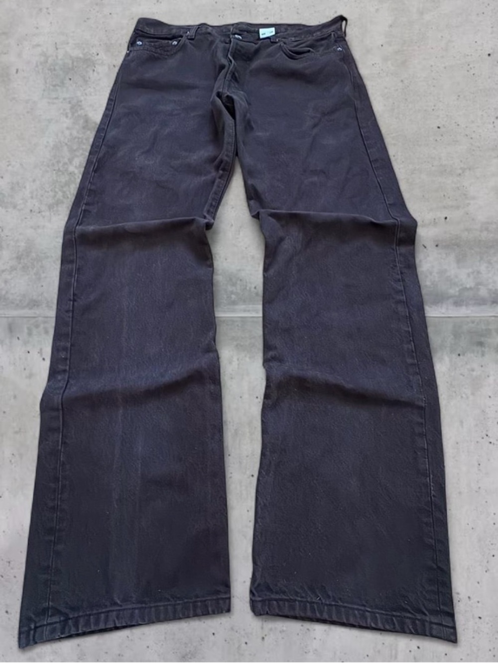 Y2k Levi’s 501 Dark brown straight wide leg denim jeans